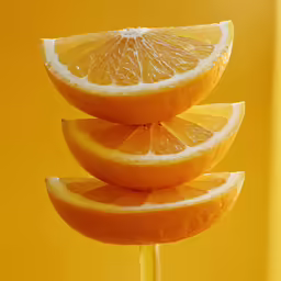 there is a bunch of lemons that are on a rod