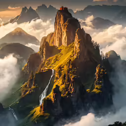 this is a picture of an amazing view of a waterfall