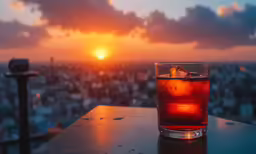 an image of drink setting on the table