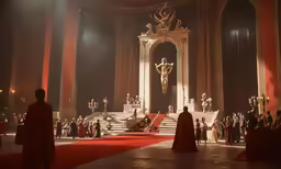 a large group of people at a fashion show