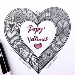 there are some writing on the wall of the heart,a drawing in the shape of a heart