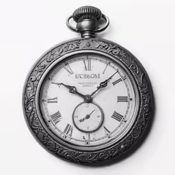 an antique pocket watch with roman numerals and roman numeral numbers
