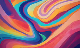 psychedelic painting with colors in the form of swirling lines,abstract colorful swirls that look like a painting