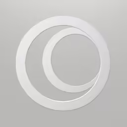 three pieces of paper in a circle