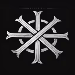 the logo for omniadia in white on a black background