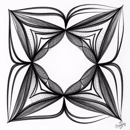 an artistic art work of a circular motif