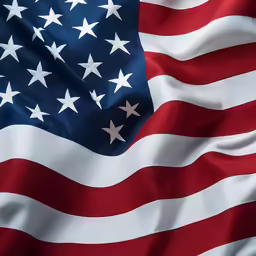 an american flag is shown with white stars
