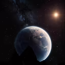 an image of the earth that is seen from space