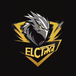 the electronic emblem on a dark background