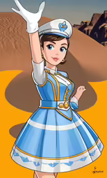 an anime character dressed as a sailor