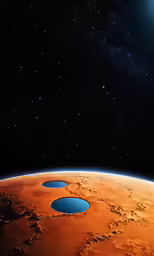 an image of a earth with some stars in the background