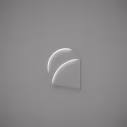 a grey and white photo with a rounded opening
