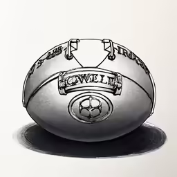 a drawing of a ball with the name lewis