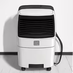 the top of a small tower air conditioner