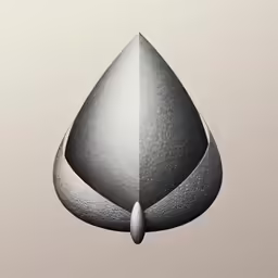 a black and white photo of a drop of water