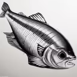 an illustration of a fish on a white background