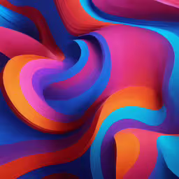 colorful abstract painting created from paper,a colorful pattern is shown in the image