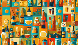 bottles and cans on a wall are arranged to spell out different things,a wall full of different bottles of alcohol