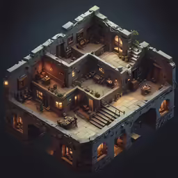 a very unique house with all sorts of rooms