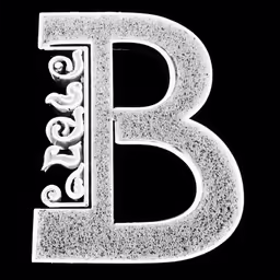 an old style font that is black and white
