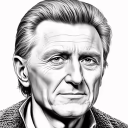 a black and white photo of ron jones in the tv series star wars