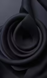 black fabric is laying down on the table