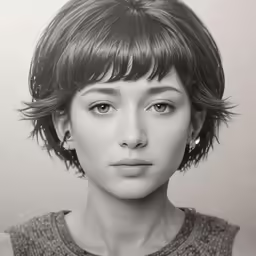 a woman in a dress looking off into the distance