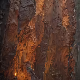 rain droplets hang on a leafy tree