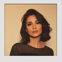 this is an artistic portrait of a woman