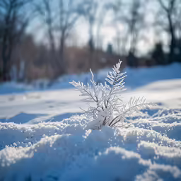 the snow on the ground is melting very high