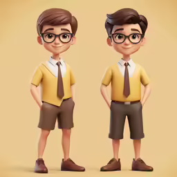 two people wearing glasses are standing next to each other