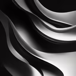 wavy lines with black accents create interesting art