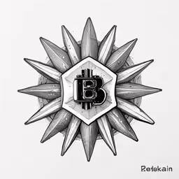 the letter b is surrounded by stars and flowers