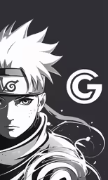 an anime character with an interesting haircut