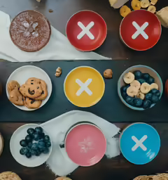 a number of different types of desserts