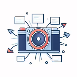 an image of an old fashioned camera