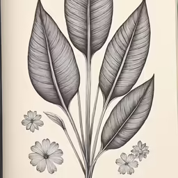 a book that has some flowers in it