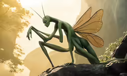 a very big alien with a large body