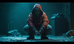 man crouching down to see something in the ground