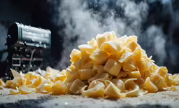 the camera is being used to take this image of some kind of dish