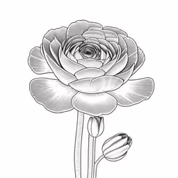 a single flower that is drawn in black and white,an old - fashioned drawing of a large white rose with one bud,a single flower is sitting on the table,this is a simple line drawing of an english rose it looks just like a simple ink pen drawing, but it really looks like an easy art nouveau flower drawing, person, pretty drawings, simple, pretty flowers, cute drawings, pretty drawings, flower tattoos, pencils drawings, line art, flower drawing, doos, person, flower drawings, simple,,a large flower with a single stem