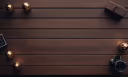 some lights are in an empty room