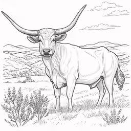 a cow that is standing in the grass
