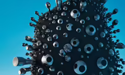 an image of a unique object that looks like spikes