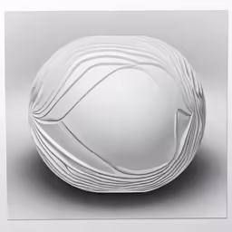 a white bowl is stacked on top of each other