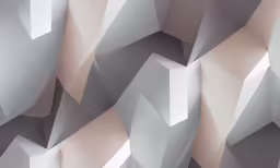 a 3d white and gray abstract geometric background