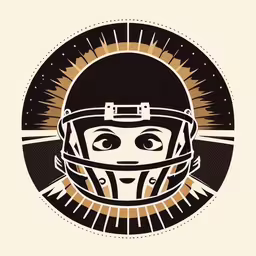 the image shows a person with a helmet and sunburst,an old fashion football helmet is in the center of this graphic,a woman with eyes that are drawn in a black helmet,a stylized image of a person in an helmet,a retro helmet with a woman