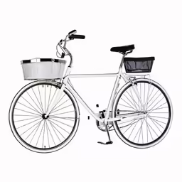 a bicycle that has some wheels on it