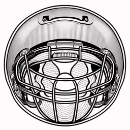 a helmet with the number in it,a drawing of a football helmet,a helmet with a football inside it,football helmet graphic drawing art drawing, pencil drawings, football helmets, american football, sketch art, person, outline art, football pictures, sketches, team, sports,a football helmet drawn in pencil on paper
