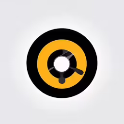 the symbol for a yellow and black logo